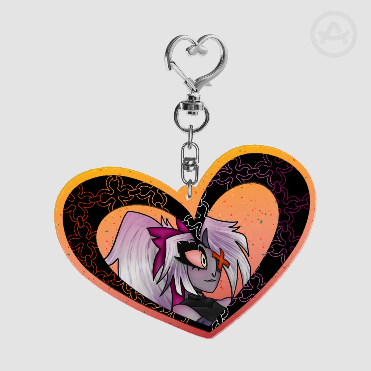 Neon Nights Vaggi Keychain