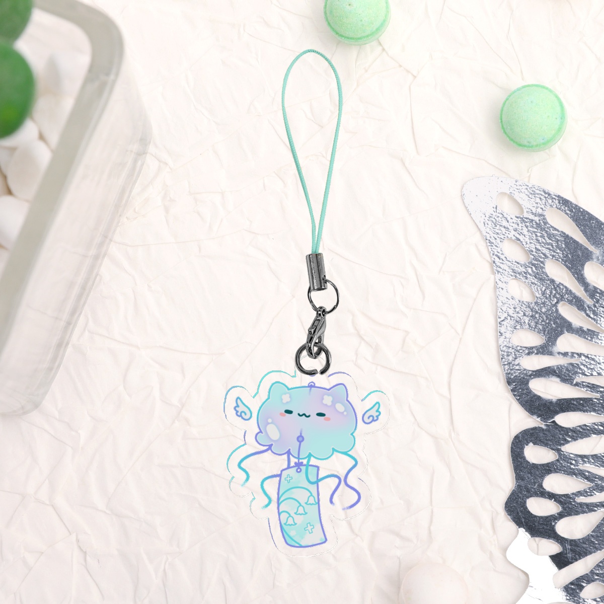 Bellchimes Clear Acrylic Keychains