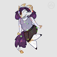 April Holo Star Sticker