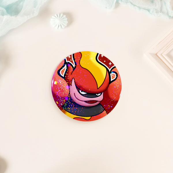 Magmortar Holographic Pinback Button