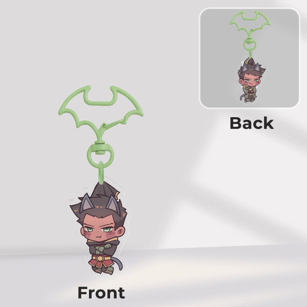 Kemonomimi Robin Damian keychain