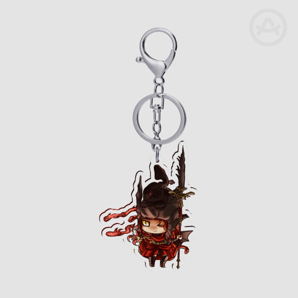 Messmer Fire Serpent - Clear Acrylic Keychain