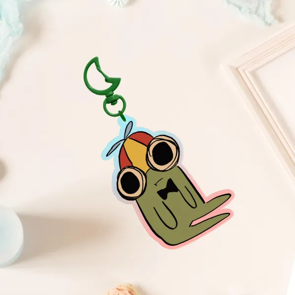 Study Froggo Acrylic Keychains
