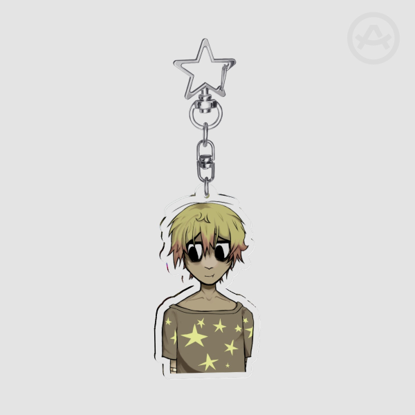 Child Tenma Tsukasa Clear Acrylic double side Keychains Colourful Stage Featuring Hatsune Miku Star Keychain