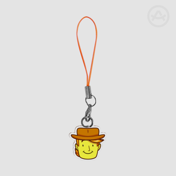 Yellow Deltarune Phone Charm