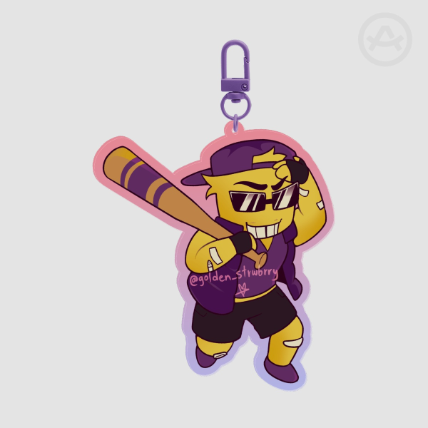 Finn McCool Blocktales Clear Acrylic Keychains