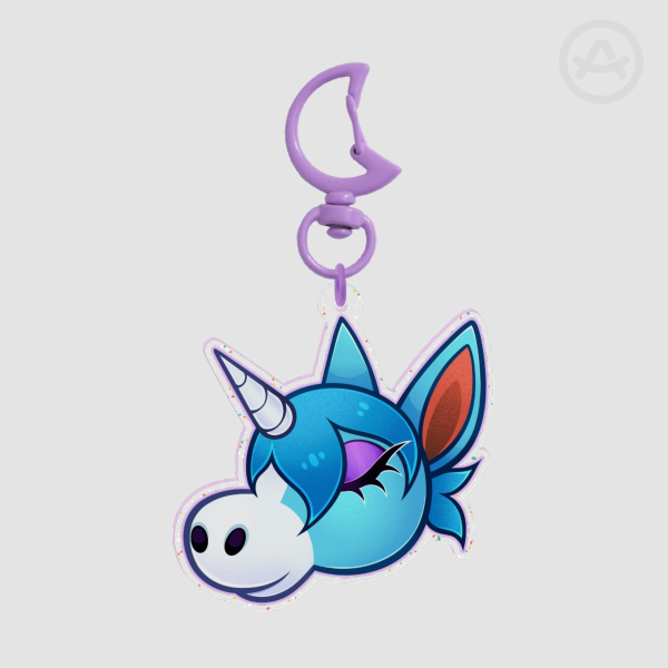 Julian - glitter keychain