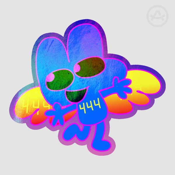 444 Algebralien OC sticker holographic