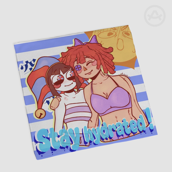 Single Tadc Jesterdoll Print Square Towel