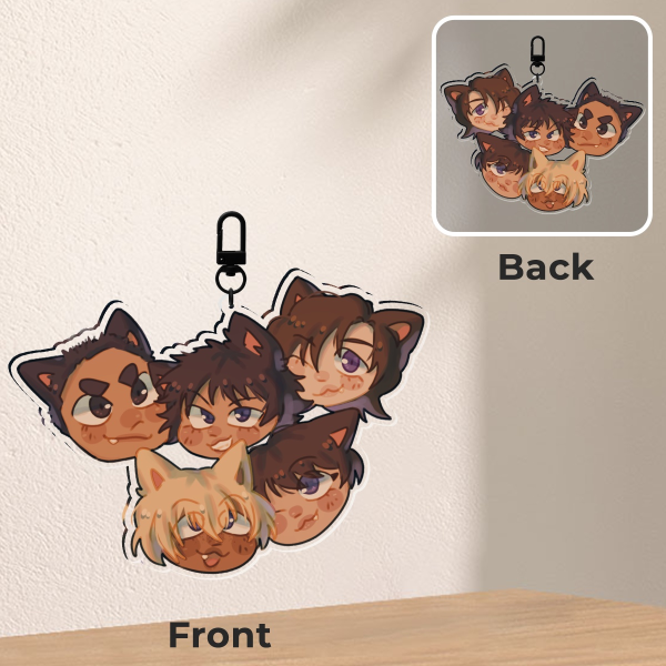 Catboy Wps gang Keychain