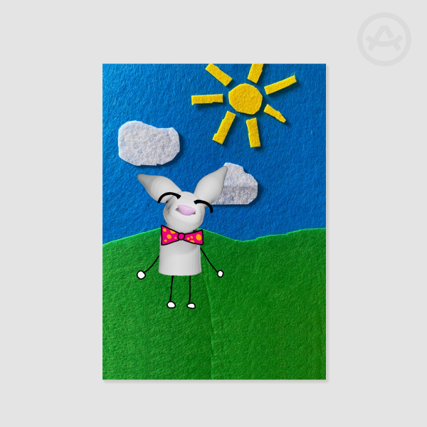 Cute RabbitSkin Poster