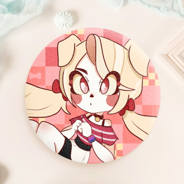 Charlie Morningstar Hazbin Hotel | Puppy plush badge