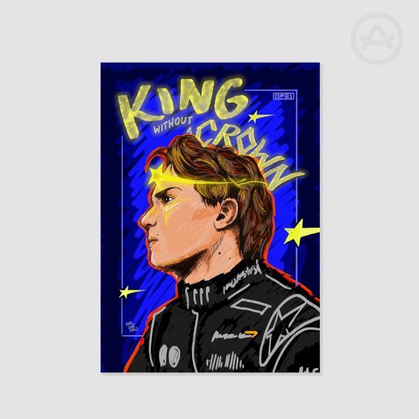 Oscar Piastri "King without a crown" Poster