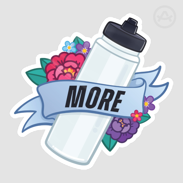 Heated Rivalry "More" Sticker