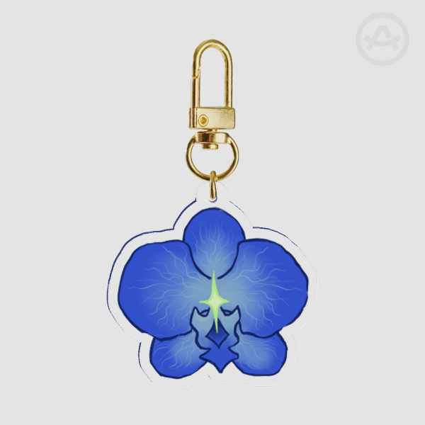 Star Folk - Blue Orchid Keychain