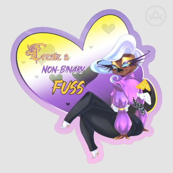 5" The Divine Stay Pride Sticker - Asherah