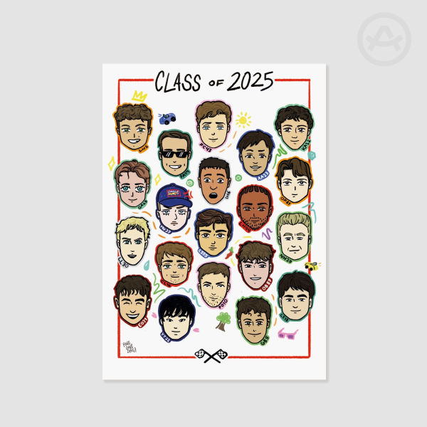 Class of 2025 Formula 1 Poster