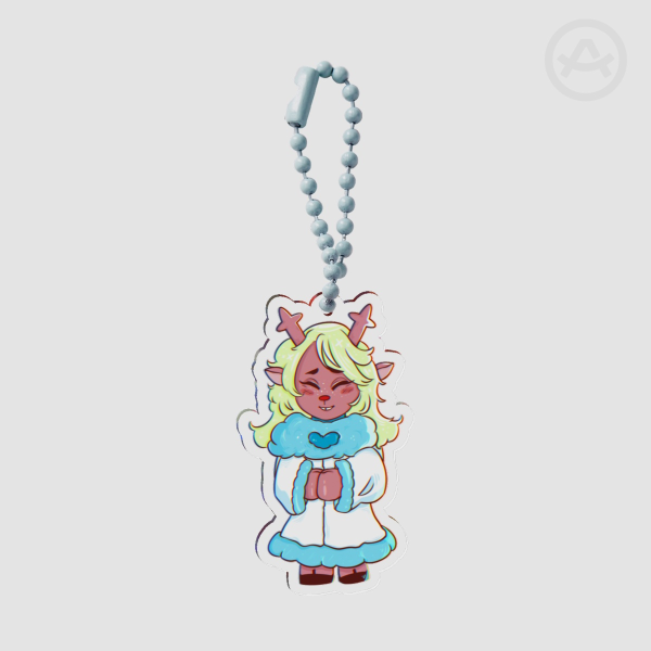 Noelle Deltarune Clear Acrylic Keychains