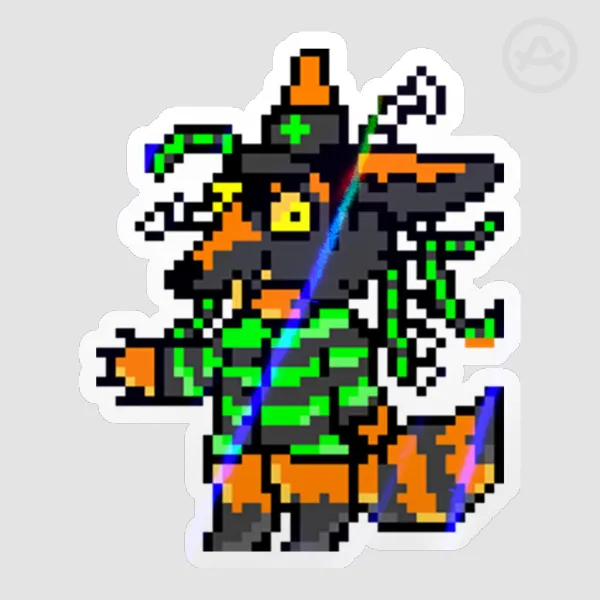 Pixel Negaren Sticker