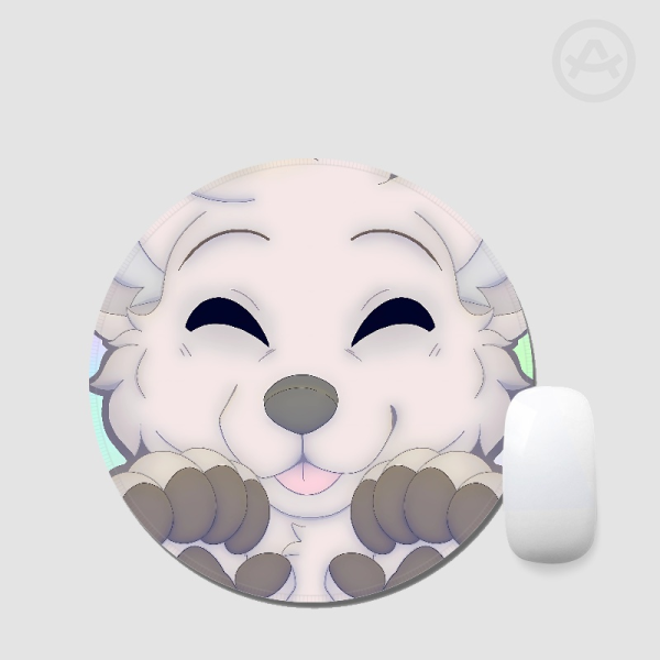 Jenny's Profile Round Mouse Pad