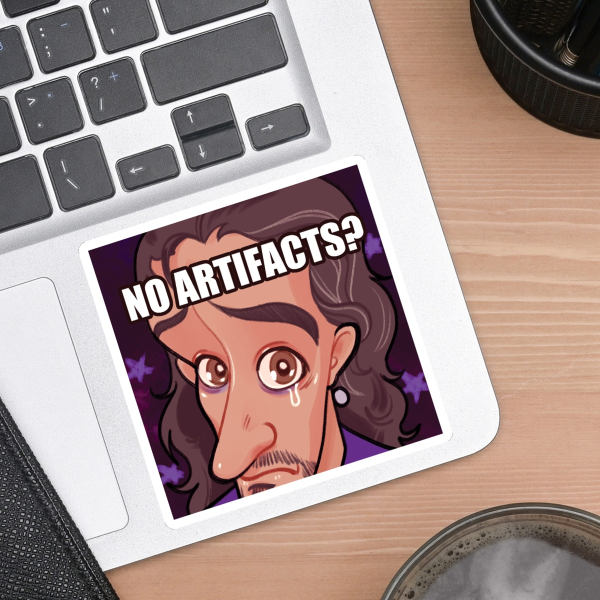 No artifacts? sticker (Gale)