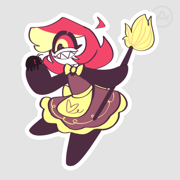 Niffty Sticker Hellacollab Maid Cafe Collection