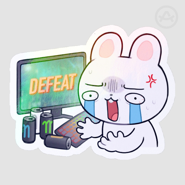 DEFEAT sticker