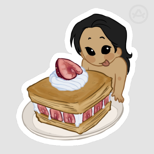 The Letters - Marvel's Strawberry Shortcake Sticker