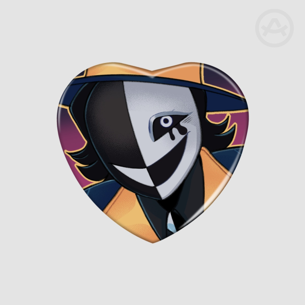 Ticket Taker Heart badge