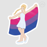 Sky Bi Sticker