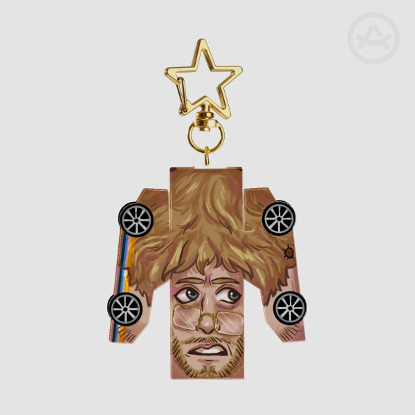 Ryland Gracecar Acrylic Keychain