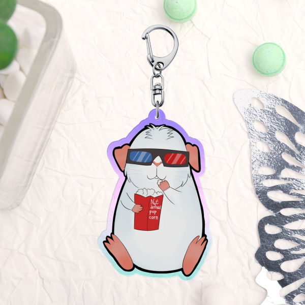 Movie Piggie Keychain