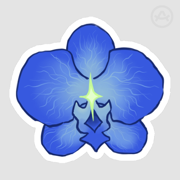 Star Folk - Blue Orchid Sticker
