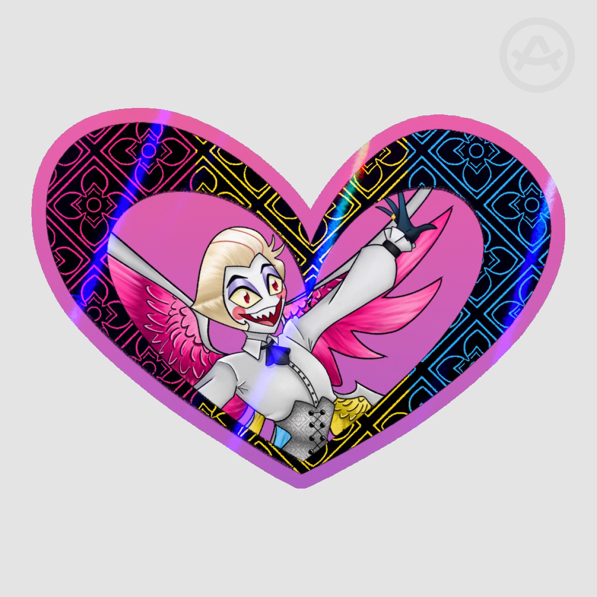 Neon Nights Lucifer Sticker