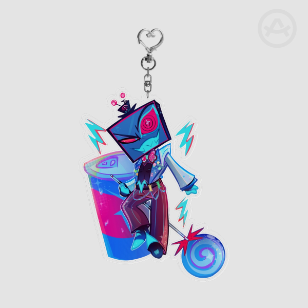 Candy Vox Keychain (Hazbin Hotel)