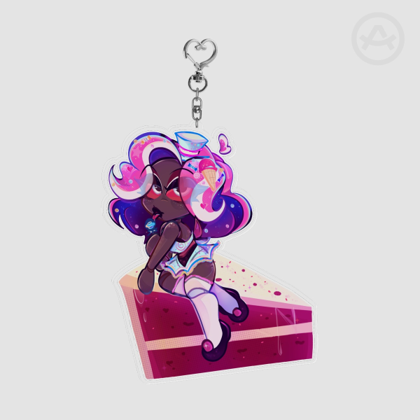 Candy Velvette Keychain (Hazbin Hotel)