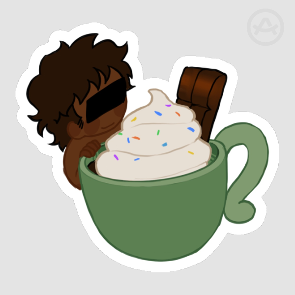 The Letters - Dunn's Hot Chocolate Sticker