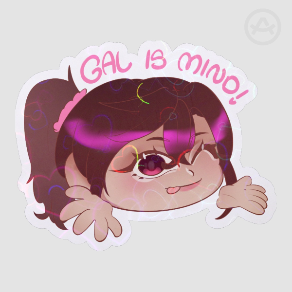 DANDADAN Momo Ayase GAL IS MIND! | Words Sticker