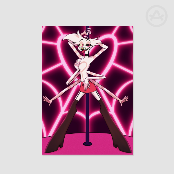 Hazbin Hotel: Angel Dust Addict Print