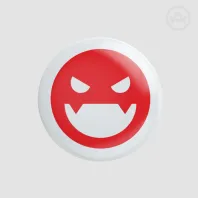 ✧. Evil Vampire Emoji Button ☾
