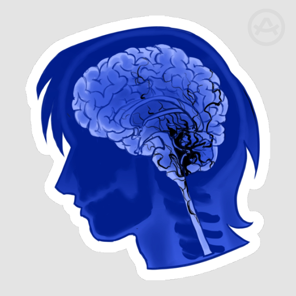 Henry's Parasite - Brain Scan Sticker