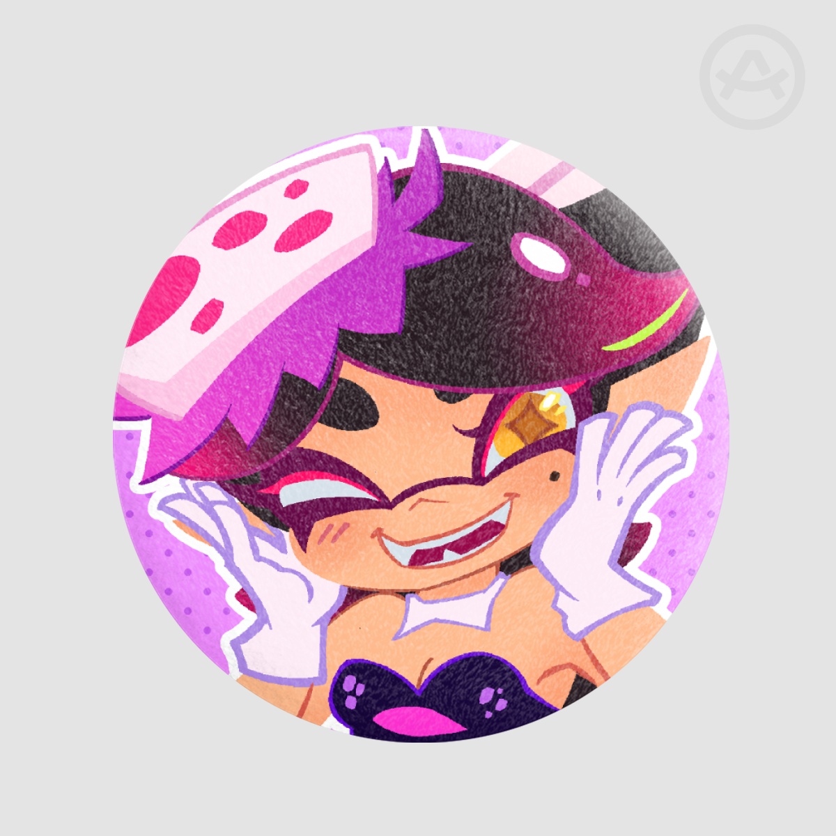 Callie Splatoon Plush Badge