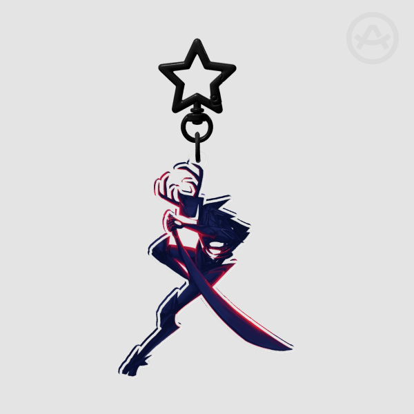 Roaring Knight Keychain