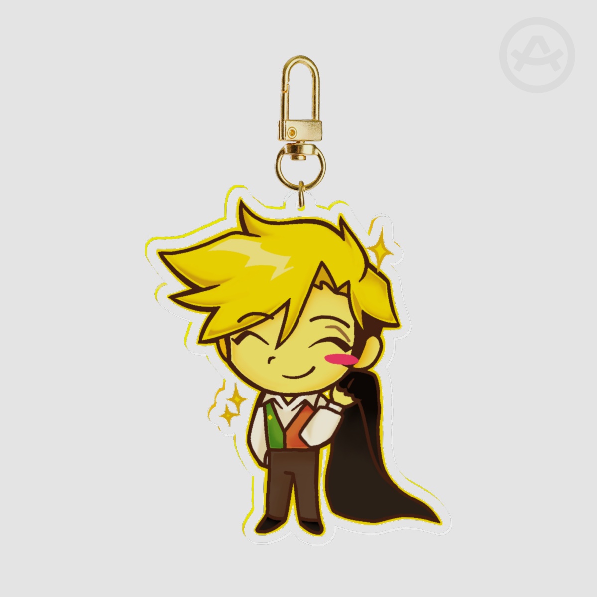 ( DELTARUNE CH. 5 ) Flowery Acrylic Keychain