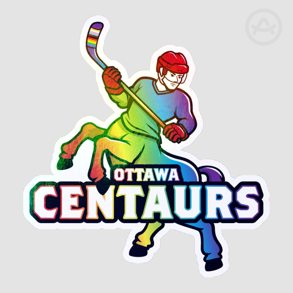 Ottawa Centaurs Pride Sticker