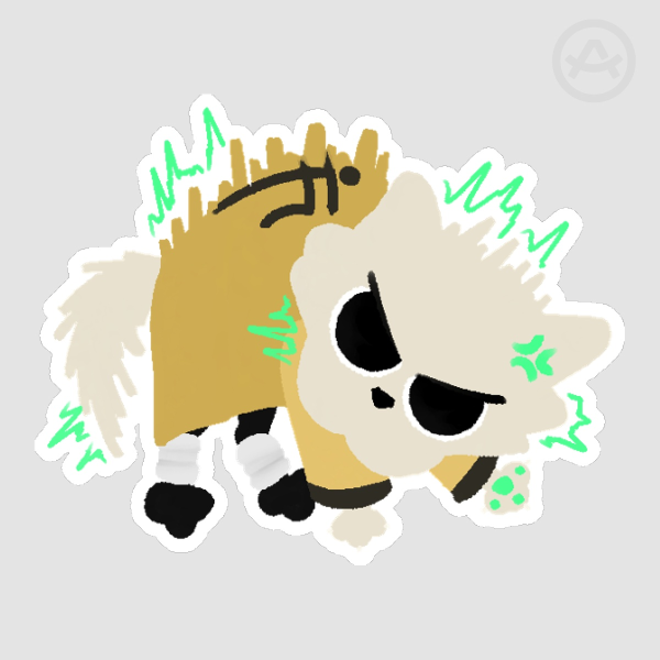 Angry Yi || Nine Sols Die Cut Sticker