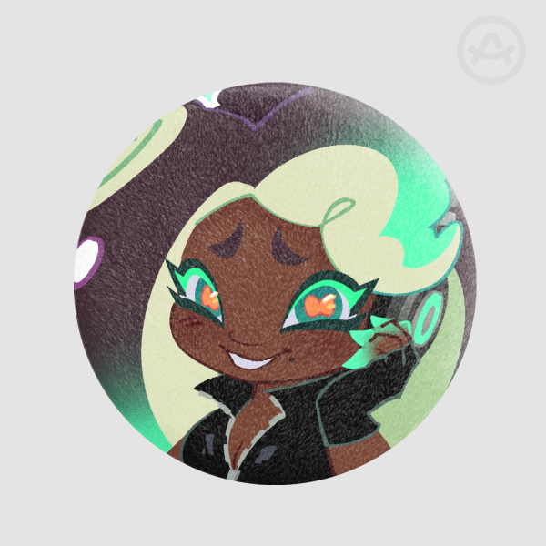 Marina Splatoon Plush Badge