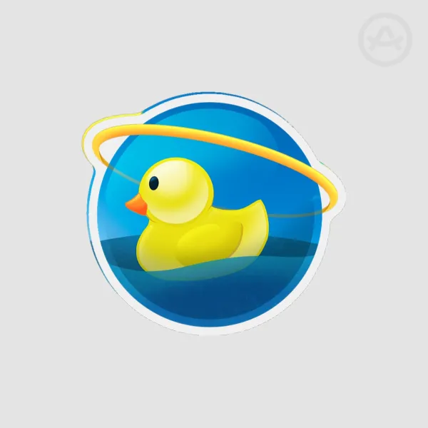 Frutiger Aero Duck - Magnet