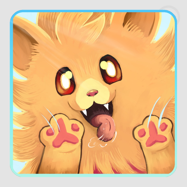 Pombon - 3x3'' Glossy Sticker