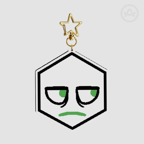 Deltarune Green Pippins Keychain